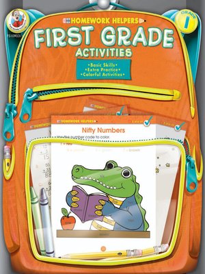 cover image of First Grade Activities Homework Helper